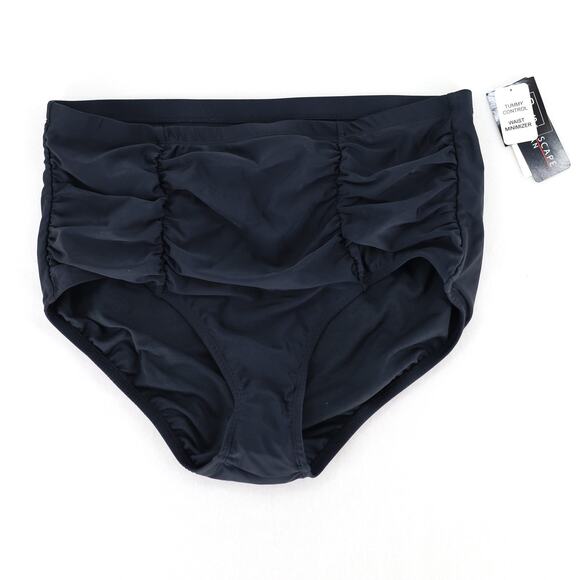 Island Escape Women Floral Underwire Swim Tankini Top / Bottom Set Plus Size 16W - Picture 8 of 9